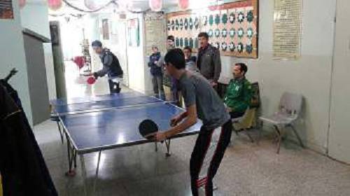مسابقات پینگ پنگ بین کلاسی جام بسیج در آموزشگاه
