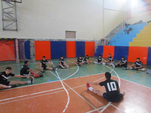 تمرین جهت شرکت در مسابقات والیبال جام فجر