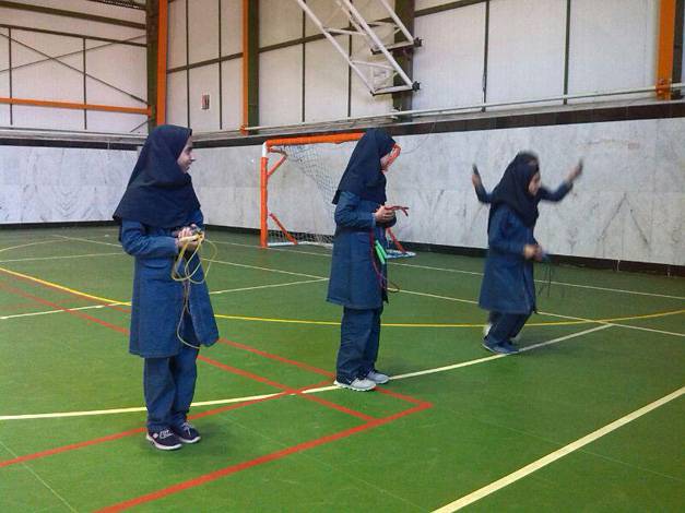 تیم طناب زنی در تمرینات آمادگی مسابقات جام فجر