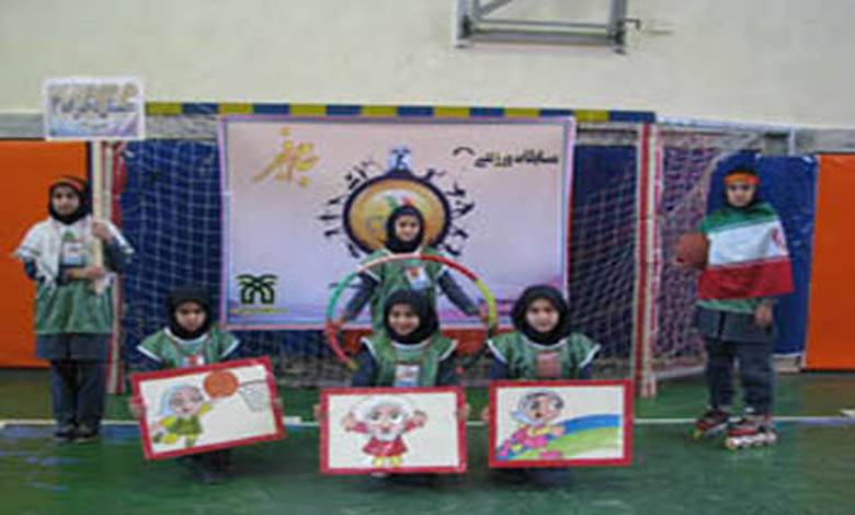 شرکت ابتدایی دخترانه واحد ۳ در افتتاحیه مسابقات ورزشی جام فجر