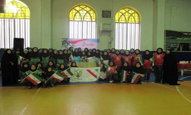 مراسم اختتامیه دومین مسابقات ورزشی جام فجر مدارس  ابتدایی دخترانه امام حسین (ع)