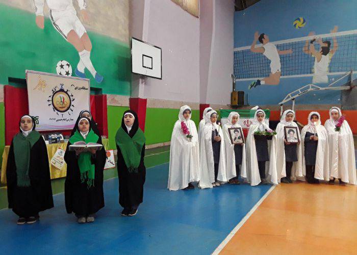 برگزاری افتتاحیه مسابقات ورزشی جام فجر ویژه مدارس دخترانه امام حسین (ع)