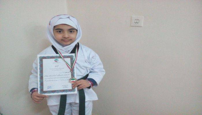 کسب مقام اول در مسابقات تکواندو- دبستان دخترانه شماره سه مشهد