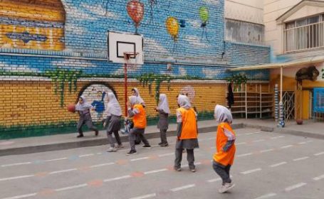 اولین جلسه تمرین تیم بسکتبال-دبستان دخترانه امام حسین (ع) واحد۳